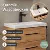 Planetmöbel Waschtischunterschrank 63cm Gold Eiche mit Produktbild-Vorschau 4