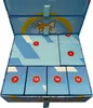 An open advent calendar box with numbered compartments, featuring a character from Sonic the Hedgehog. Podgląd zdjęcia produktu
