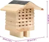vidaXL Včelí hotel z jedľového masívu 22x20x20 cm Náhľad obrázku produktu 7