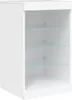 vidaXL Príborník s LED svetlami biely 41x37x67 cm Náhľad obrázku produktu 3