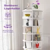 Schuhregal 60 × 60 × 184 cm, 7 Ebenen, 360° drehbar, Produktbild-Vorschau 12