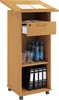 Bureau du haut-parleur Wood Mobile | Dimensions env. H. 108 Voir les images du produit 1