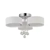 Lampa sufitowa z pilotem Gambela biała chromowana 3xE27x40W Podgląd zdjęcia produktu 1