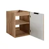 A cabinet with an open door, showing shelves inside. Anteprima dell’immagine prodotto