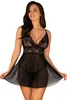 Obsessive – Babydoll a tangá Idillia – čierne Náhľad obrázku produktu 6