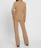 798623 heine Damen Hosenanzug Blazer Jacke + Hose camel Produktbild-Vorschau 2