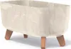 Gracia Case Beton Effekt Creme Bein Blumentopf Produktbild-Vorschau 2