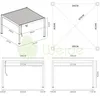 Deluxe Plus Pavillon Terrassenüberdachung Aluminium 4 x 4 M Produktbild-Vorschau 10