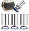 HOOZ® Möbelfüße Chrom 100 mm 4er Set [HÖHENVERSTELLBAR] Produktbild-Vorschau 1