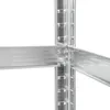 Metall-Lagerregal 150x70x30 Garage Silber 5 Regale Rebel Produktbild-Vorschau 4