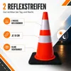 Wiltec Verkehrskegel 70 cm aus PVC mit Gummisockel, Produktbild-Vorschau 5