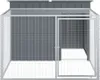 Niche pour chiens avec enclos Anthracite 153x194x110cm Voir les images du produit 4