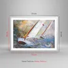 Gerahmtes Poster - Weißer Rahmen - Segelboot Bild Regatta - Produktbild-Vorschau 5