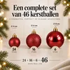 Mica Decorations Kerstballen Set Goud 46 Stuks - Productafbeelding-voorbeeld 5