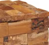 The Living Store Tabouret avec espace de rangement en teck Voir les images du produit 5