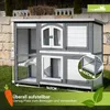MyAnimal Hasenstall MH-02 | Hasenkäfig Zweistöckig - Produktbild-Vorschau 3