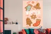MuchoWow® Poster Hallo Winter" - Sprichwörter - Zitate Produktbild-Vorschau 3