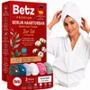 Betz Frottee Turban Berlino – Set da 2 copricapo in cotone Anteprima dell’immagine prodotto 1