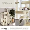 tectake® Kratzbaum Entissar 214 cm inklusive Kippschutz Produktbild-Vorschau 3