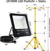 VA-Cerulean LED stavebné svietidlo 2x 100W s teleskopickým Náhľad obrázku produktu 7