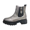 s.Oliver Damen Stiefelette Plateau Chelsea Boot Matt Lack Produktbild-Vorschau 6
