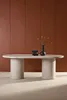 Esstisch Narvik Oval 200*100cm - Beige Marmoroptik Produktbild-Vorschau 11