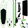 vidaXL Stand Up Paddle Board gonfiabile Set verde e bianco Anteprima dell’immagine prodotto 8