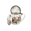 DUO FLORAL Fassbecher 430 ml VINTAGE FLOWERS WHITE mit Produktbild-Vorschau 5