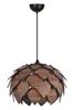 Opviq, UAV010, lustre, corps en MDF, couleur marron, 67 x Voir les images du produit 2