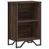 vidaXL Regál na knihy Hnedý dubový vzhľad 50x31x74,5 cm Náhľad obrázku produktu 1
