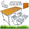 Ekspand | Set 4 Stühle - Tisch 120x60cm - Klappbar - Produktbild-Vorschau 1