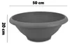 Solar-Brunnen Set für draußen -  große 50 cm Schale grau Produktbild-Vorschau 2