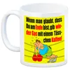 Motivation Kaffeebecher mit Boxer Motiv in gelb Produktbild-Vorschau 2