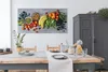 MuchoWow® Poster Obst - Farbe - Nüsse 150x75 cm - ohne Produktbild-Vorschau 3
