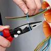 Pince isolées 1000V multifonctions pour électriciens - L Voir les images du produit 10