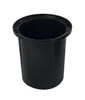 A black cylindrical object with a flanged rim, isolated on a white background. Podgląd zdjęcia produktu