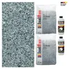 Steinteppich SET Ice Blue 1-4mm Marmorkies 50kg + PU-Bindemittel Set für 5m² Produktbild-Vorschau