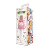 The image shows the retail packaging of a pink and white karaoke microphone with a cartoonish design. Produktbild-Vorschau