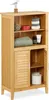 relaxdays Badezimmerschrank LAMELL Bambus Produktbild-Vorschau 1