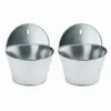Zink Wandampel Wandtopf Pflanzgefäß 19x10xH11/20cm Garten Produktbild-Vorschau 1