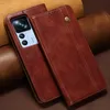 Xiaomi 12T Pro Hülle, Leder Flip Brieftasche Schutzhülle Produktbild-Vorschau 2