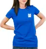 style3 Unicorn Pocket Cat Damen T-Shirt Einhorn Katze Produktbild-Vorschau 1