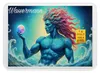 Grußkarte Sternzeichen Wassermann Gold 1g 1 Gramm Motivbox  Produktbild-Vorschau 1