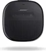 A black Bose SoundLink Micro speaker is shown from a top-down perspective against a white background. Produktbild-Vorschau