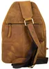 Vintage Leder Schultertasche Umhängetasche Brusttasche Produktbild-Vorschau 2