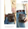 INF Pánska crossbody taška cez rameno z pravej kože Náhľad obrázku produktu 5