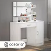 CASARIA® Tavolo da Trucco Jocelyn Specchio Grande Cassetto Anteprima dell’immagine prodotto 4