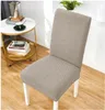 Stuhlhussen - 6 Stück - Graubeige Jacquard - Universeller Produktbild-Vorschau 8