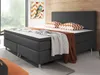 Boxspringbett Berlin 140x200 cm Webstoff Anthrazit Produktbild-Vorschau 2