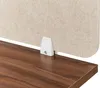 BELIANI Schreibtisch Trennwand Beige Stoff PET Kunststoff Produktbild-Vorschau 8
